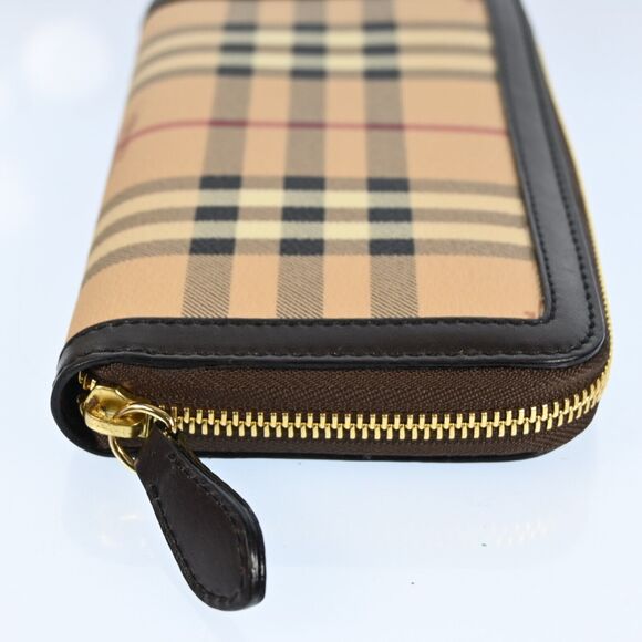 Auth Burberry Nova Check Beige Pvc #136488B19B - Picture 4 of 15